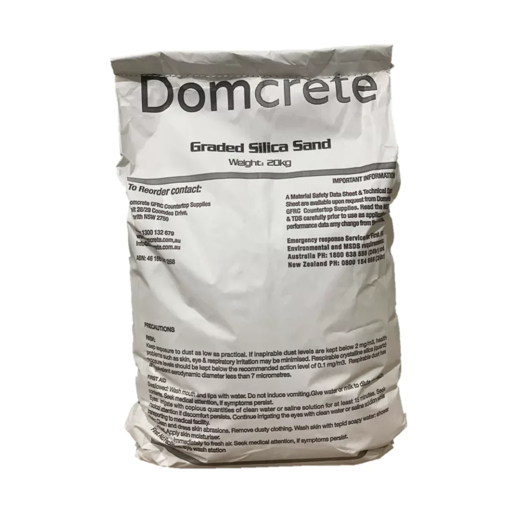 Domcrete graded silica sand 20kg bag