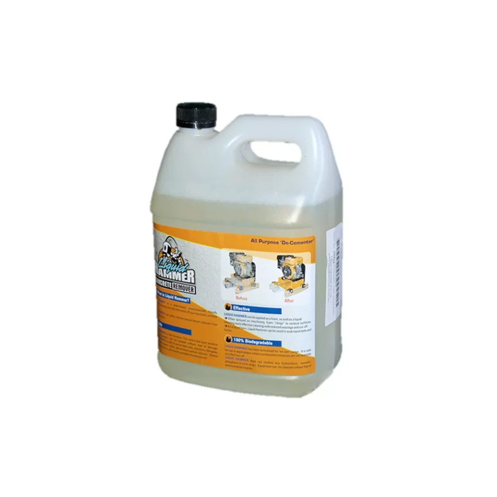 Liquid Hammer all-purpose concrete remover.