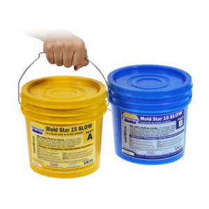 Mold Star 15 silicone rubber, parts A and B.