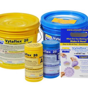 Vytaflex 20 liquid rubber compound containers