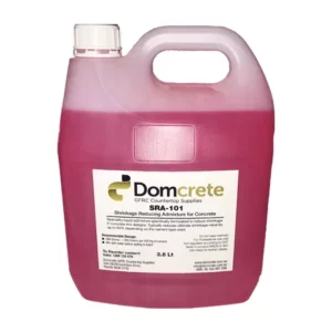 Domcrete SRA-101 3.8L concrete admixture.