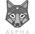 Alpha wolf logo