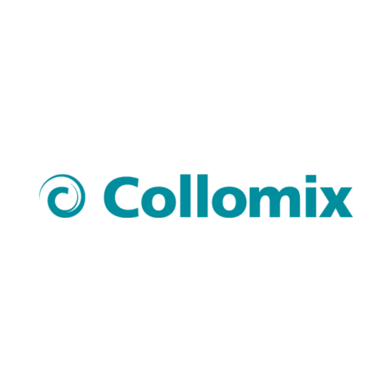 Collomix logo, mixing solutions.